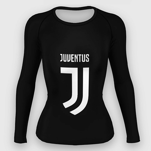 Женский рашгард Juventus sport fc белое лого / 3D-принт – фото 1