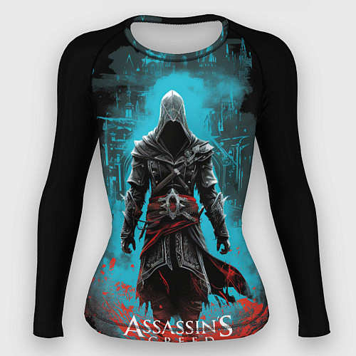 Женский рашгард Assassins creed подводный город / 3D-принт – фото 1