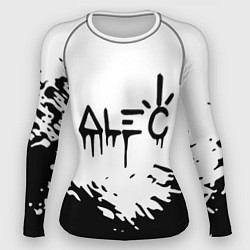 Рашгард женский Adele album, цвет: 3D-принт