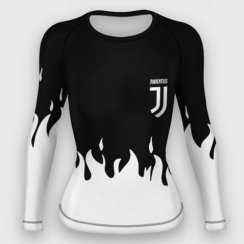 Женский рашгард Juventus fire / 3D-принт – фото 1