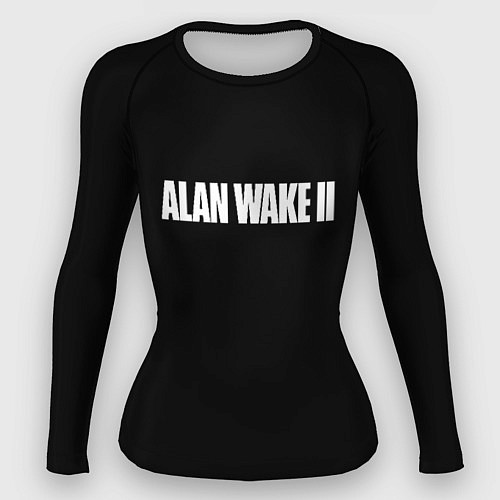 Женский рашгард Alan Wake 2 logo game / 3D-принт – фото 1