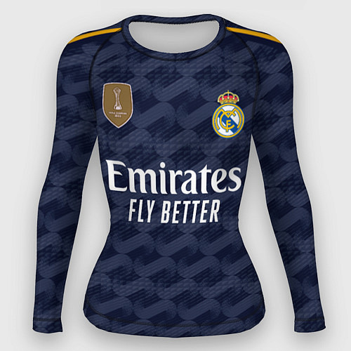 Женский рашгард Мбаппе Реал Мадрид форма гостевая / 3D-принт – фото 1