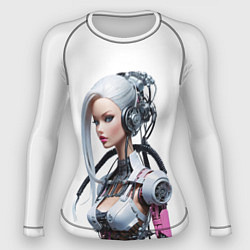 Рашгард женский Cyber warrior Barbie - ai art fantasy, цвет: 3D-принт