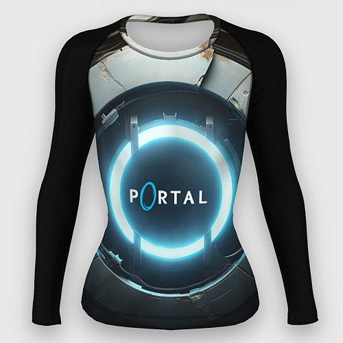 Женский рашгард Portal logo game / 3D-принт – фото 1