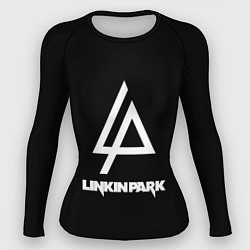 Рашгард женский Linkin park logo brend music, цвет: 3D-принт