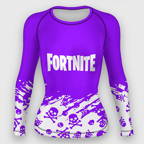 Женский рашгард Fortnite skull pattern / 3D-принт – фото 1