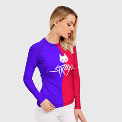 Рашгард женский Stray cat games, цвет: 3D-принт — фото 2