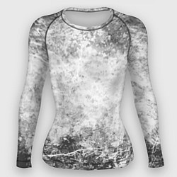 Женский рашгард Абстракция - серый ветер