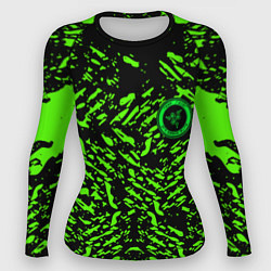 Женский рашгард Razer краски зелёные