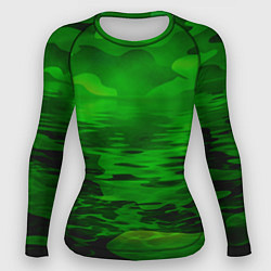 Женский рашгард Камуфляж с водой