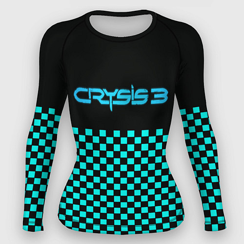 Женский рашгард Crysis logo crytek / 3D-принт – фото 1