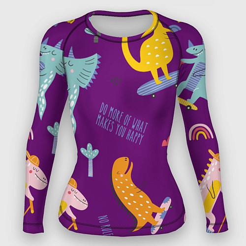 Женский рашгард No rules / 3D-принт – фото 1