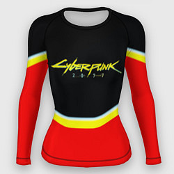 Рашгард женский Cyberpunk 2077 geometry, цвет: 3D-принт