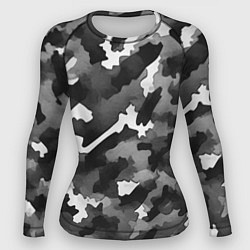 Женский рашгард Серый камуфляж внутренних войск