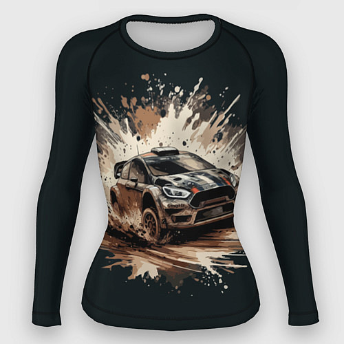 Женский рашгард Раллийный автомобиль / 3D-принт – фото 1
