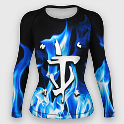 Женский рашгард Doom fire знак