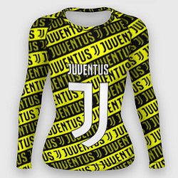 Рашгард женский Juventus pattern fc, цвет: 3D-принт