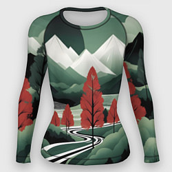 Женский рашгард Дорога на природу