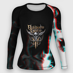 Женский рашгард Baldurs Gate glitch fire