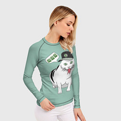 Рашгард женский Котозмей, цвет: 3D-принт — фото 2