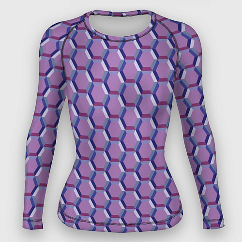 Женский рашгард Соты / 3D-принт – фото 1