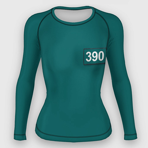 Женский рашгард Игрок 390 - Игра в кальмара / 3D-принт – фото 1