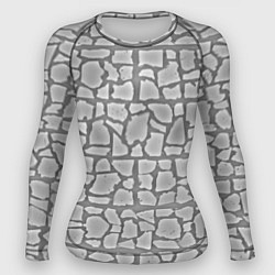 Рашгард женский Штукатурка, цвет: 3D-принт