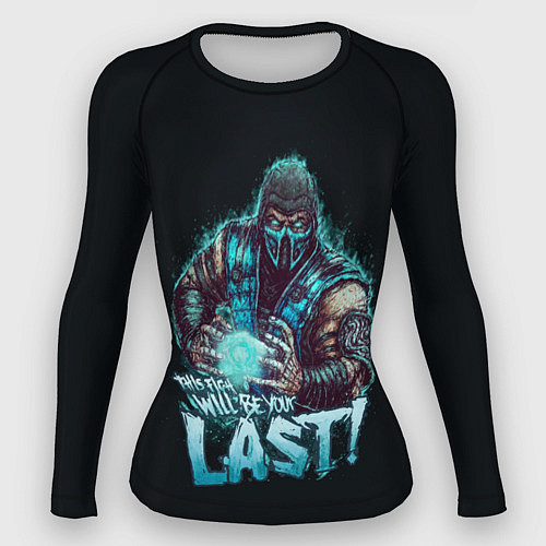 Женский рашгард Sub-zero - Mortal Kombat / 3D-принт – фото 1