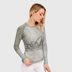 Рашгард женский Сидней, цвет: 3D-принт — фото 2