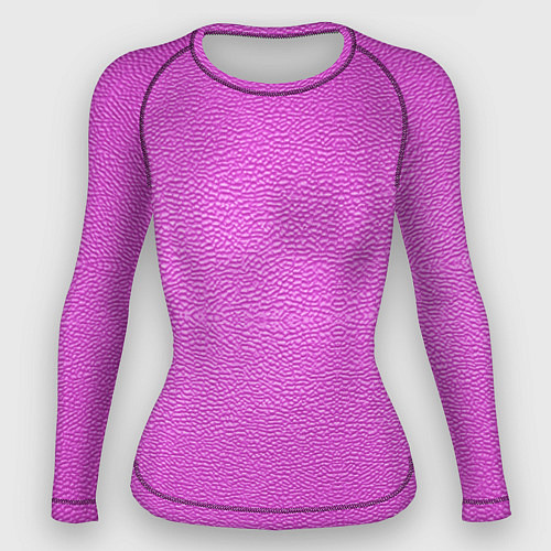 Женский рашгард Текстура розовой кожи / 3D-принт – фото 1