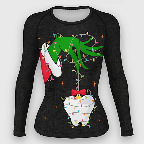 Женский рашгард Гринч похищает у зубной феи / 3D-принт – фото 1