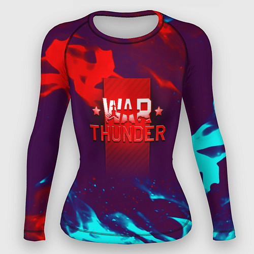Женский рашгард Вартандер неоновый огонь / 3D-принт – фото 1