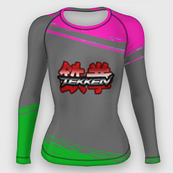 Женский рашгард Tekken краски неоновые