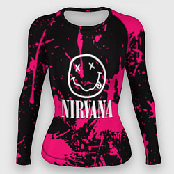 Рашгард женский Nirvana pink color, цвет: 3D-принт