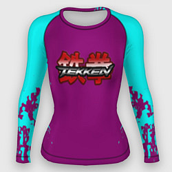 Женский рашгард Tekken краски неон