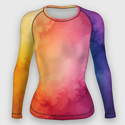 Женский рашгард Облака краски