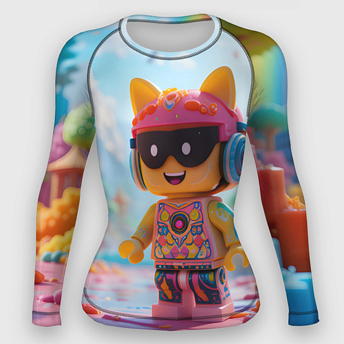 Женский рашгард Роблокс в солнечных очках / 3D-принт – фото 1