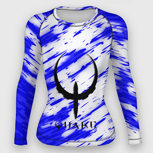 Женский рашгард Quake огненные краски / 3D-принт – фото 1