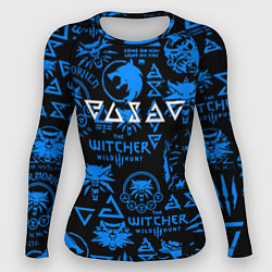 Женский рашгард The Witcher logo pattern
