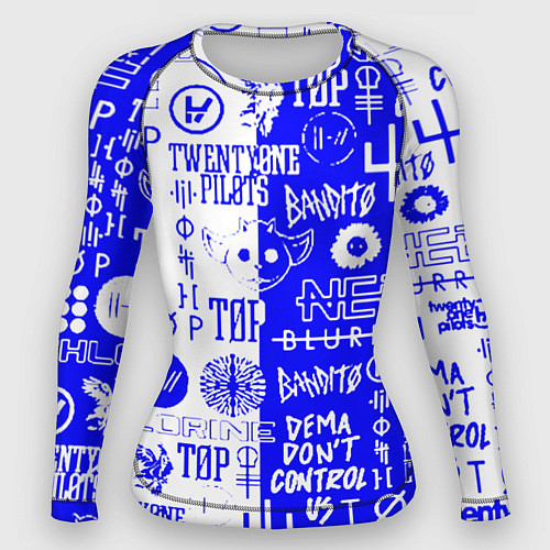 Женский рашгард Twenty one pilots лого / 3D-принт – фото 1