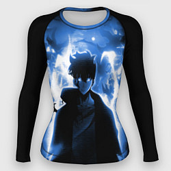 Рашгард женский Поднятие уровня в одиночку - магистр теней, цвет: 3D-принт