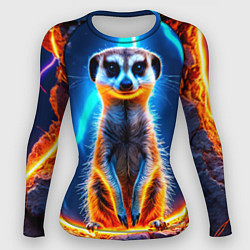 Женский рашгард Сурикат и удар молнии