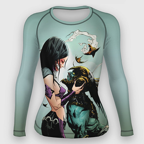 Женский рашгард Mileena & Kotal Kahn - Mortal Kombat / 3D-принт – фото 1
