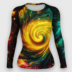 Рашгард женский Neon space - ai art fantasy, цвет: 3D-принт