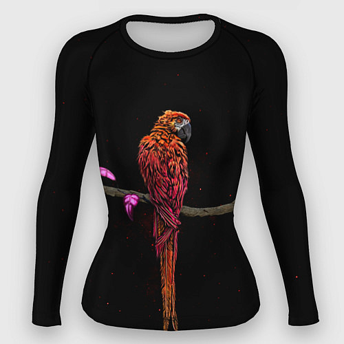 Женский рашгард Попугай пирата / 3D-принт – фото 1