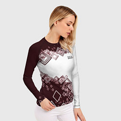 Рашгард женский Снуоборд, цвет: 3D-принт — фото 2