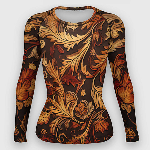 Женский рашгард Старый ковер текстура / 3D-принт – фото 1