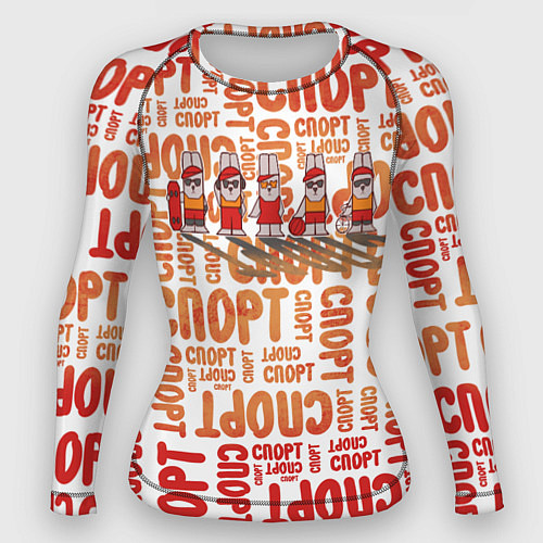Женский рашгард КролСпорт / 3D-принт – фото 1
