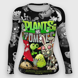 Женский рашгард Растения против зомби персонажи