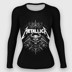 Женский рашгард The horned skull - Metallica